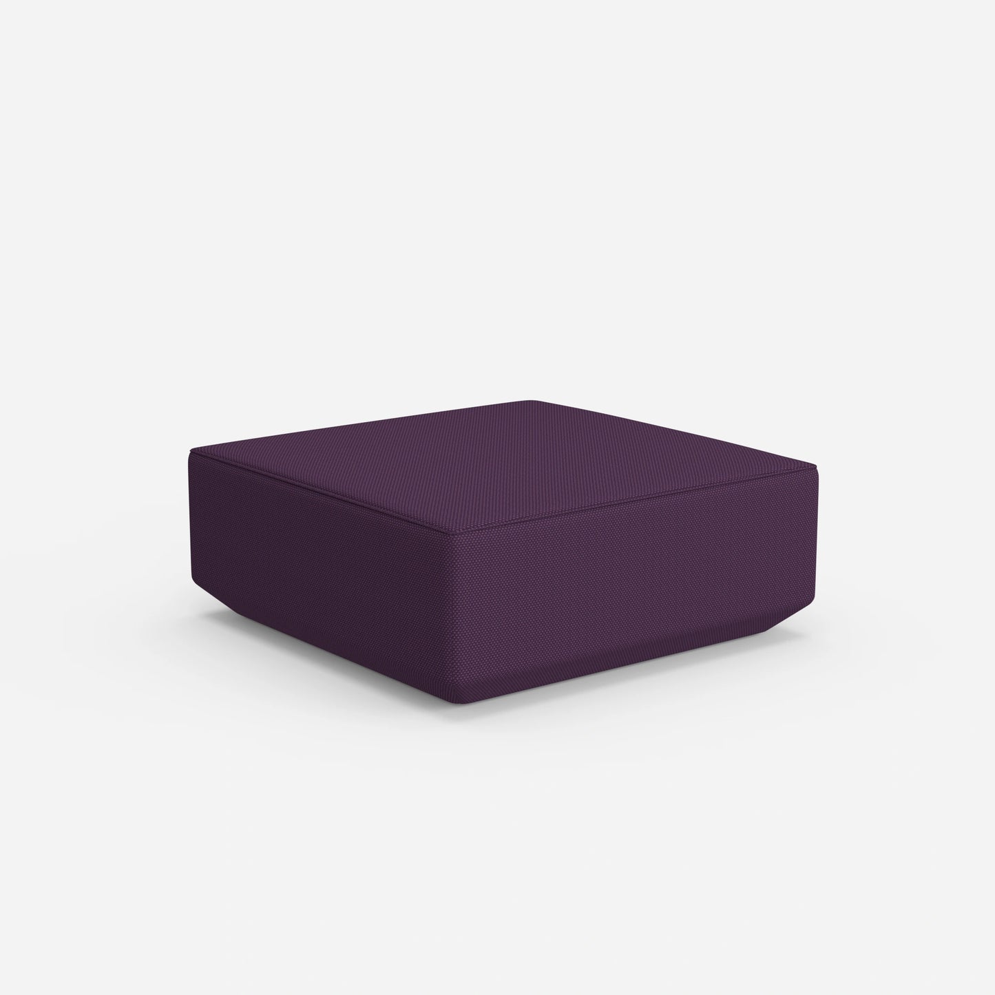 Lila Sitzpouf von hinten