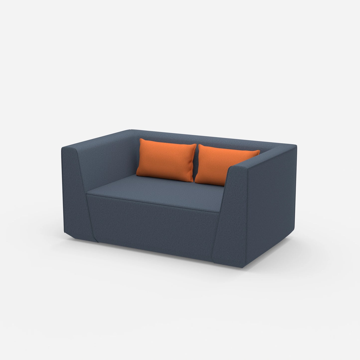 Loveseat Sessel modern von der Seite