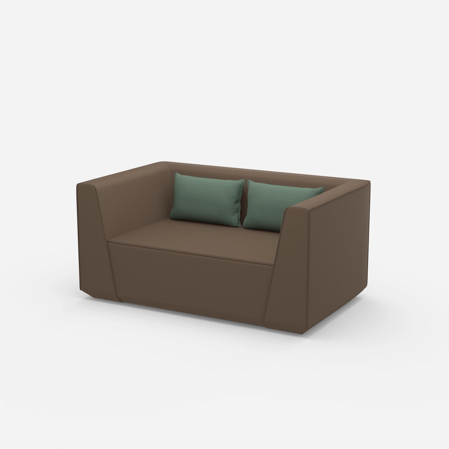 Loveseat Sessel modern von der Seite