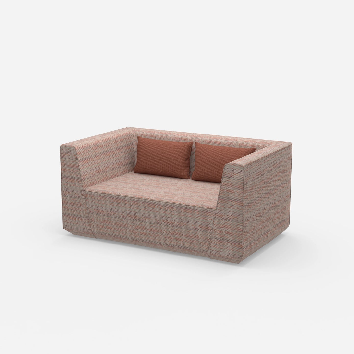 Loveseat Sessel modern von der Seite