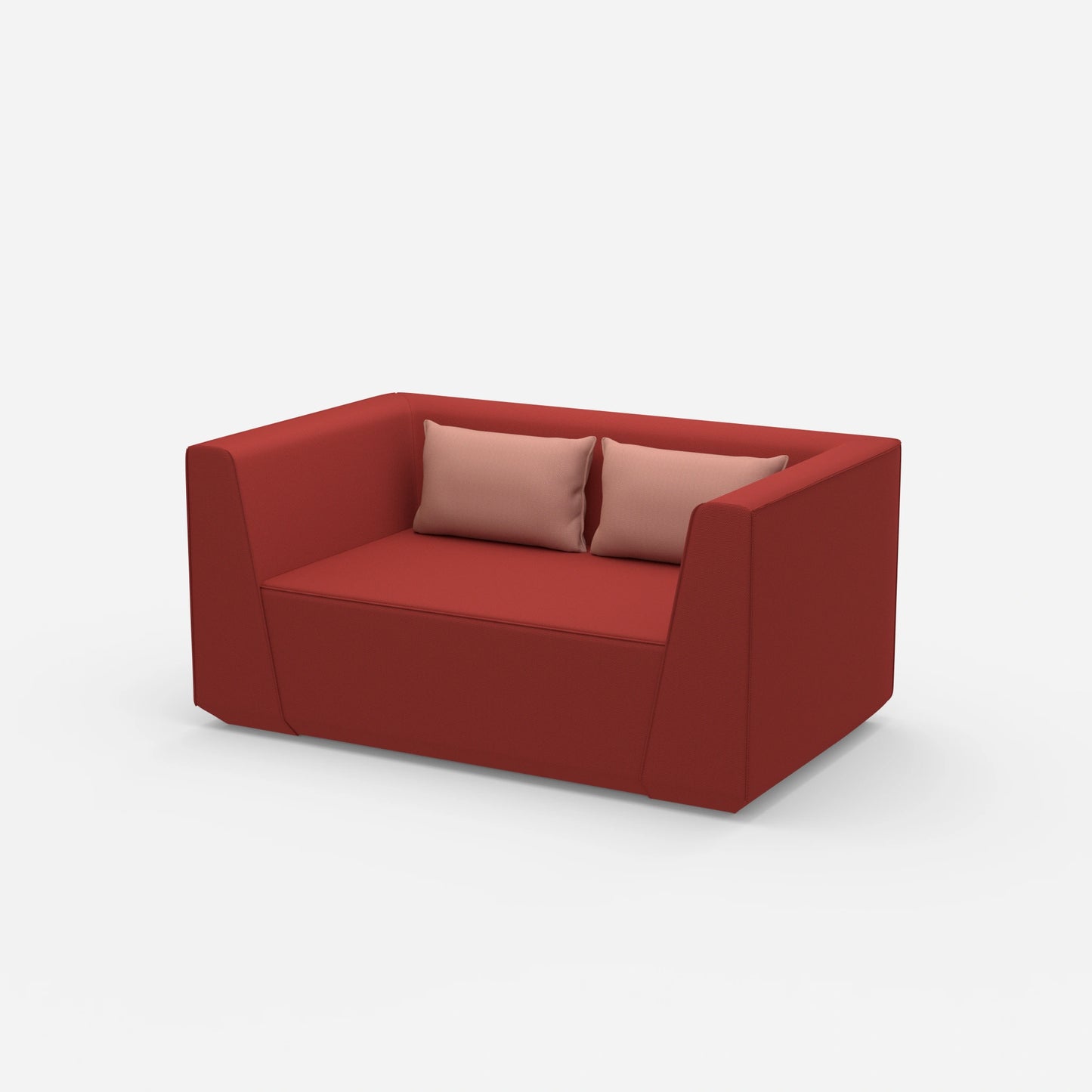 Loveseat Sessel modern von der Seite