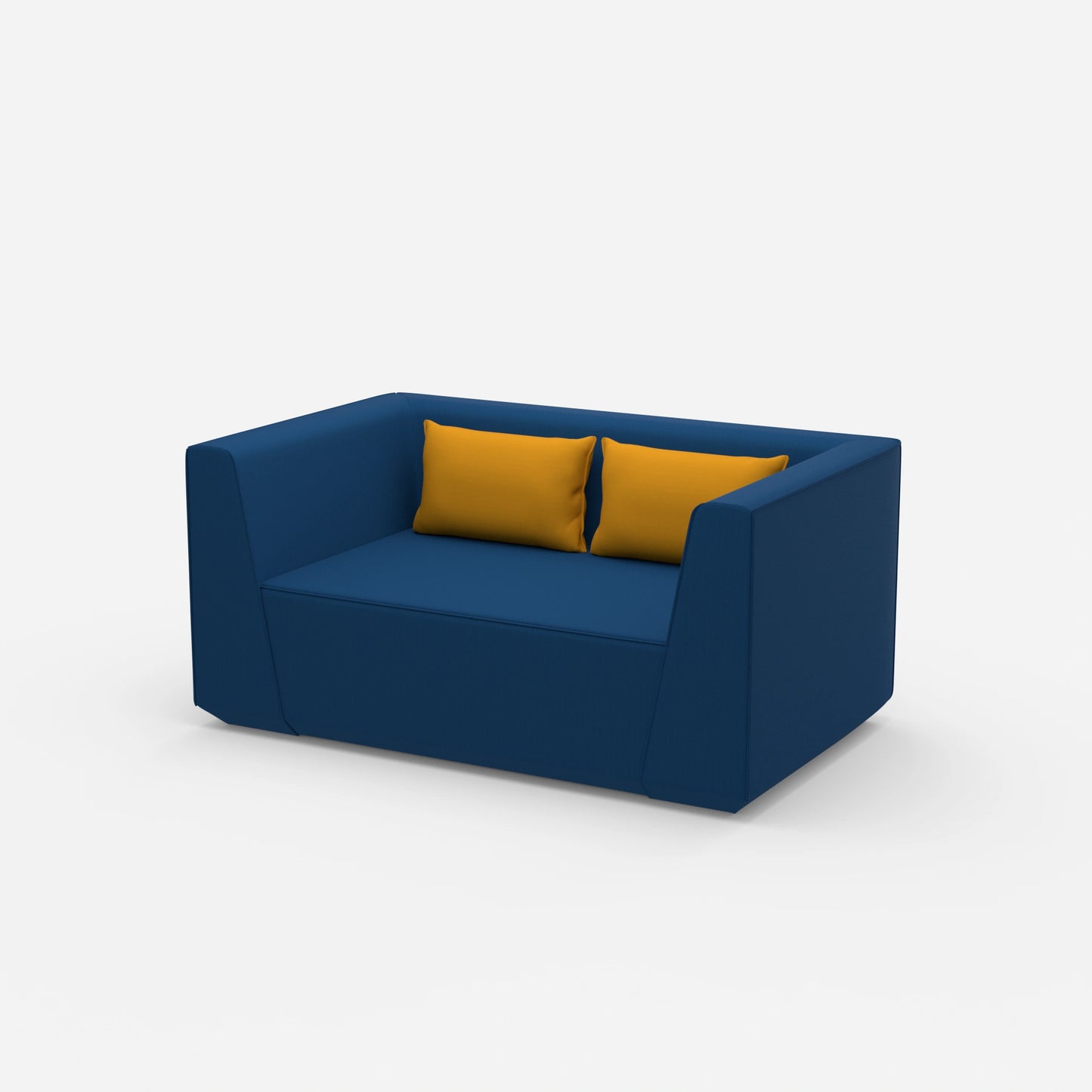Loveseat Sessel modern von der Seite