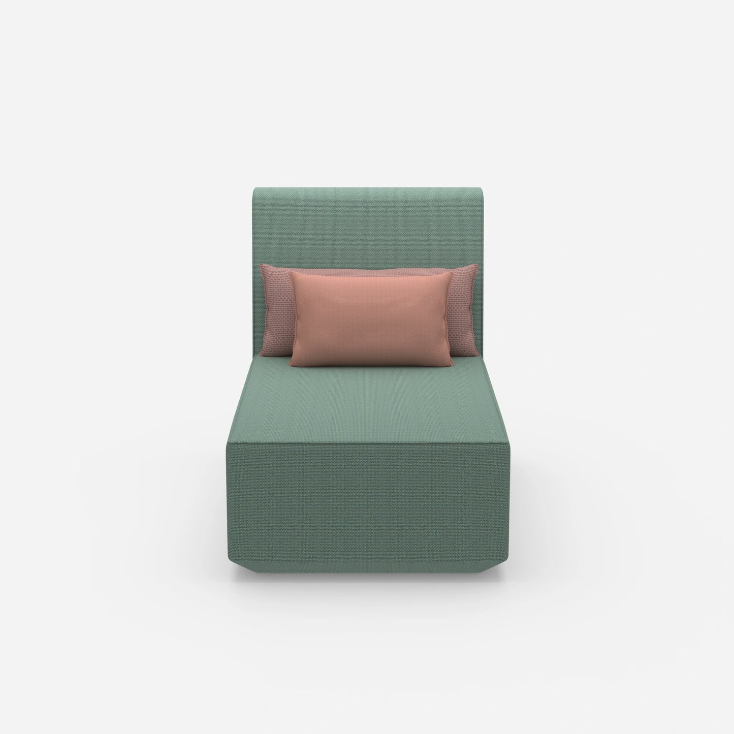 Moderne Design-Recamiere von vorne