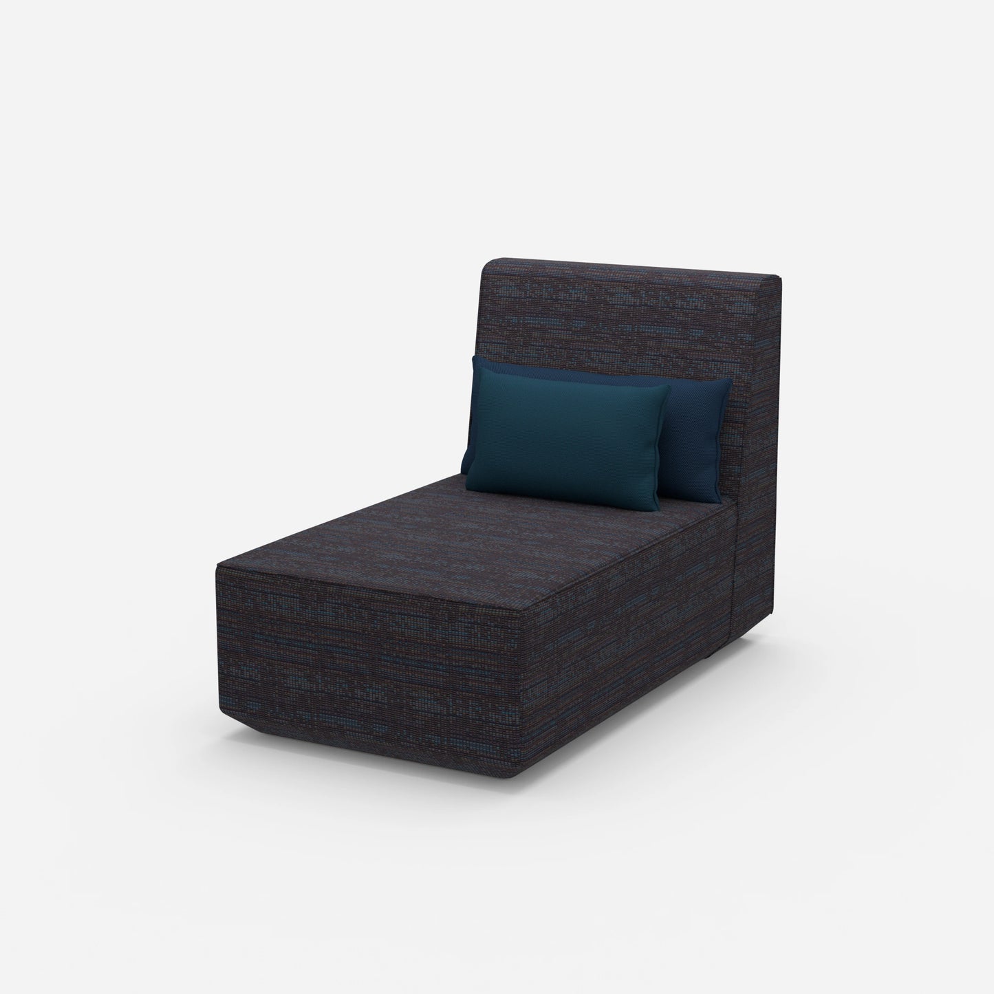 Moderne Design-Recamiere von der Seite