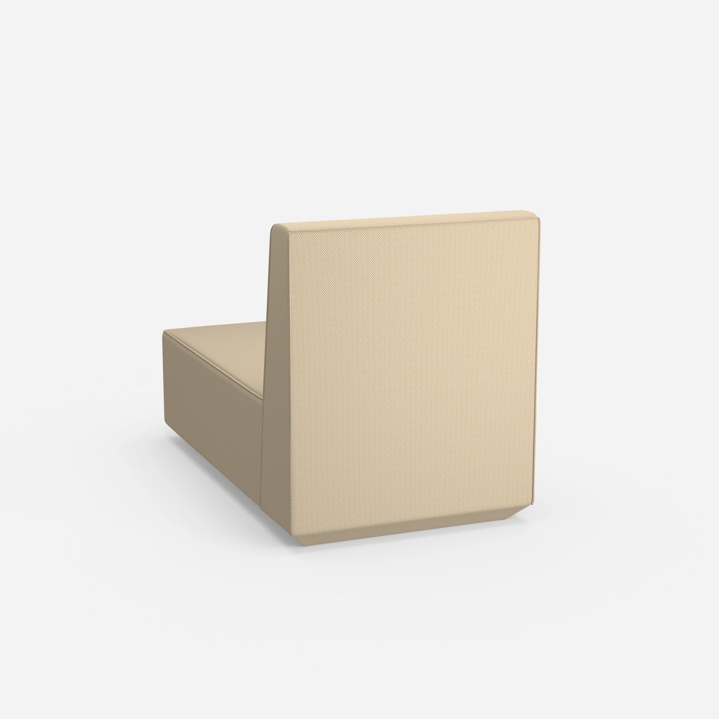 Moderne Design-Recamiere von hinten