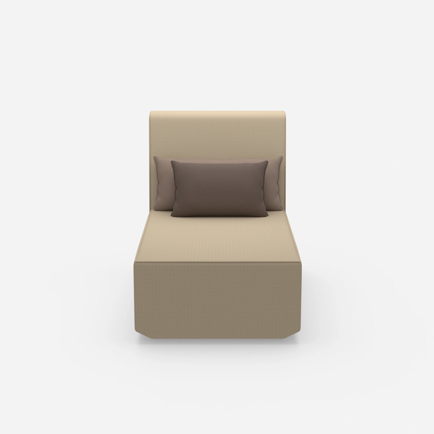 Moderne Design-Recamiere von vorne