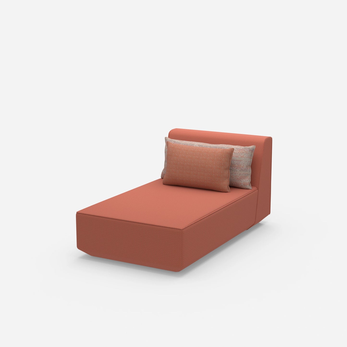 Moderne Recamiere von der Seite