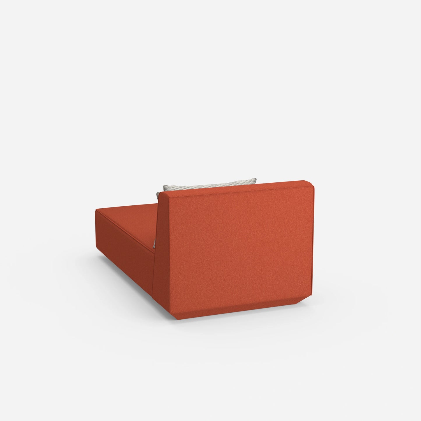 Moderne Recamiere von hinten