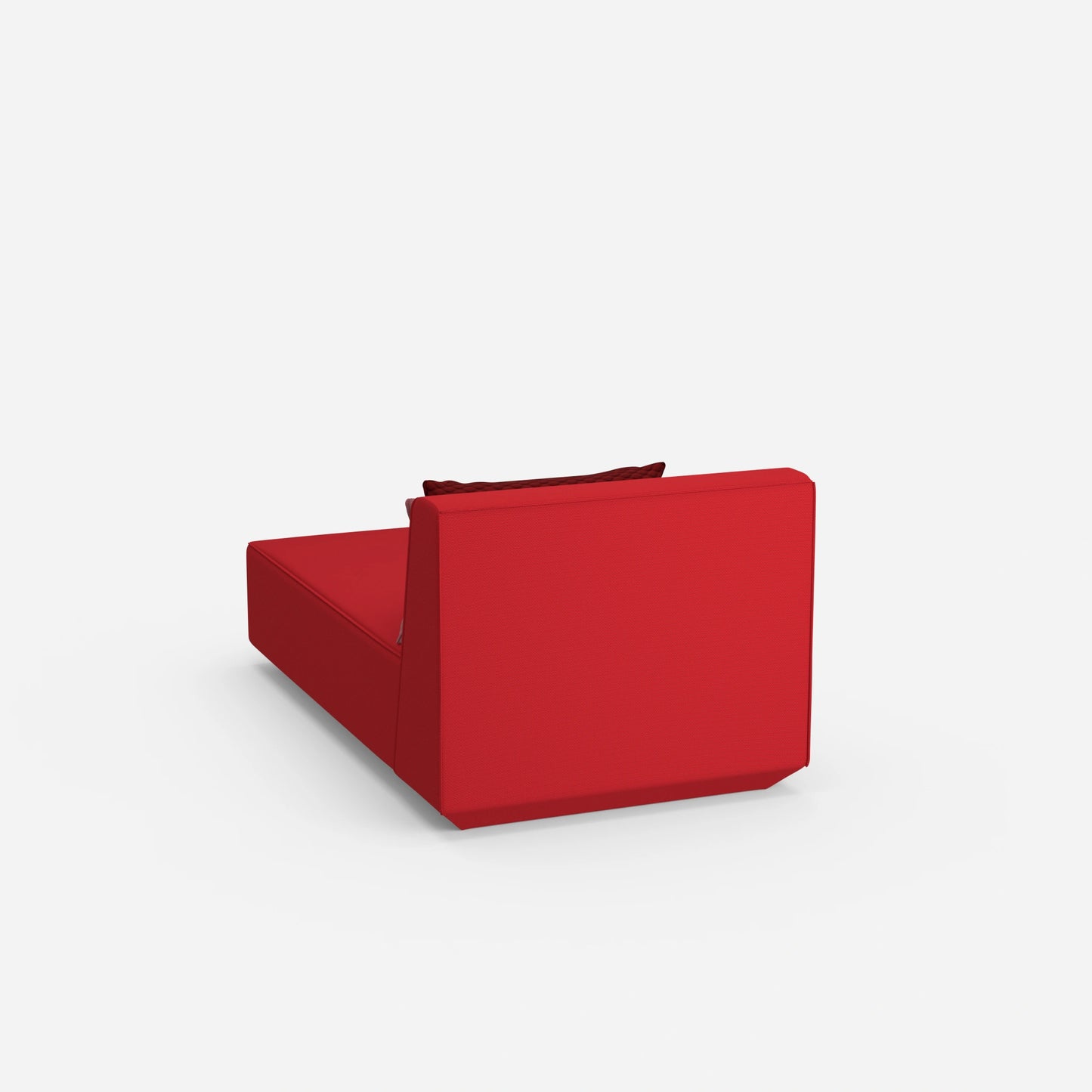 Moderne Recamiere von hinten