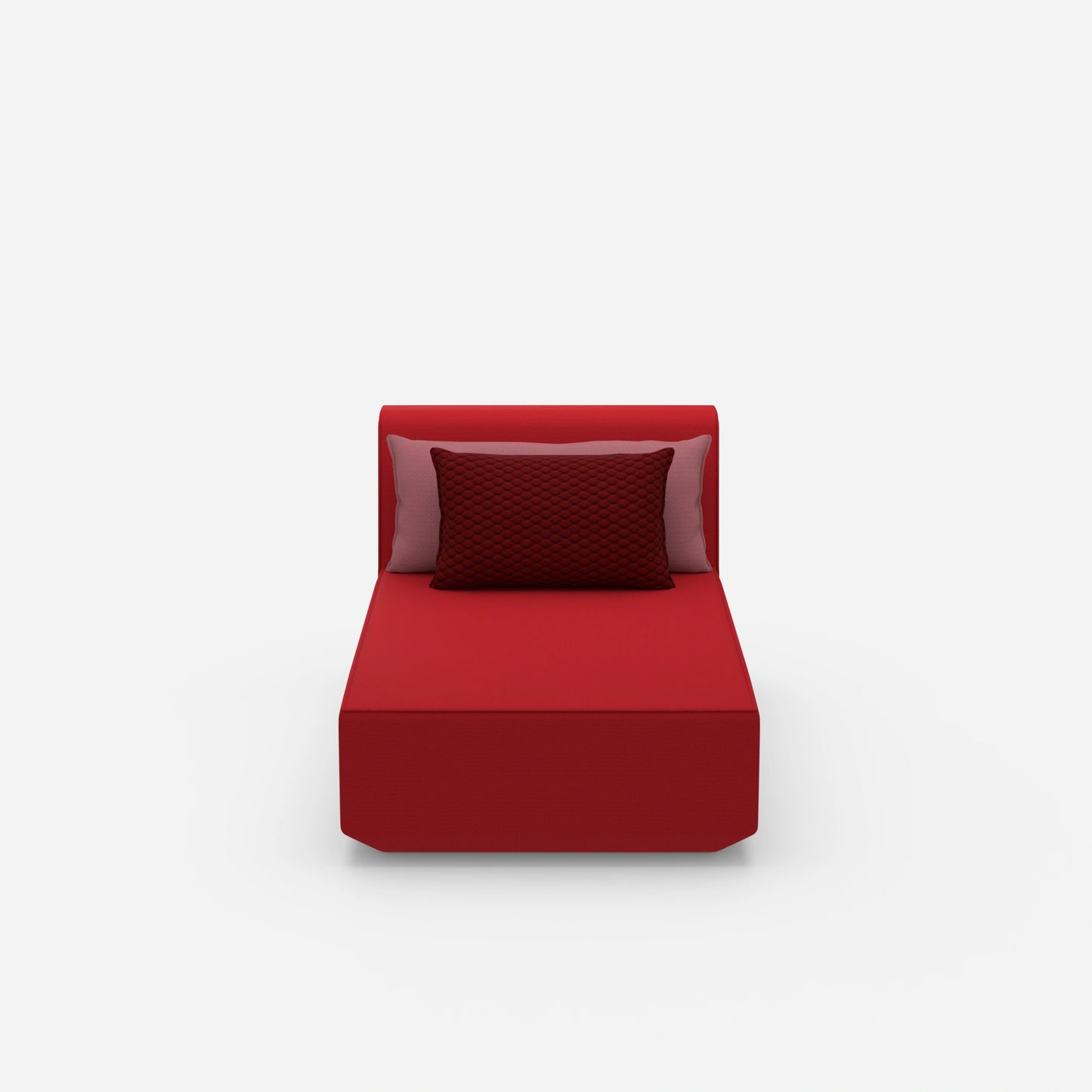 Moderne Recamiere von vorne