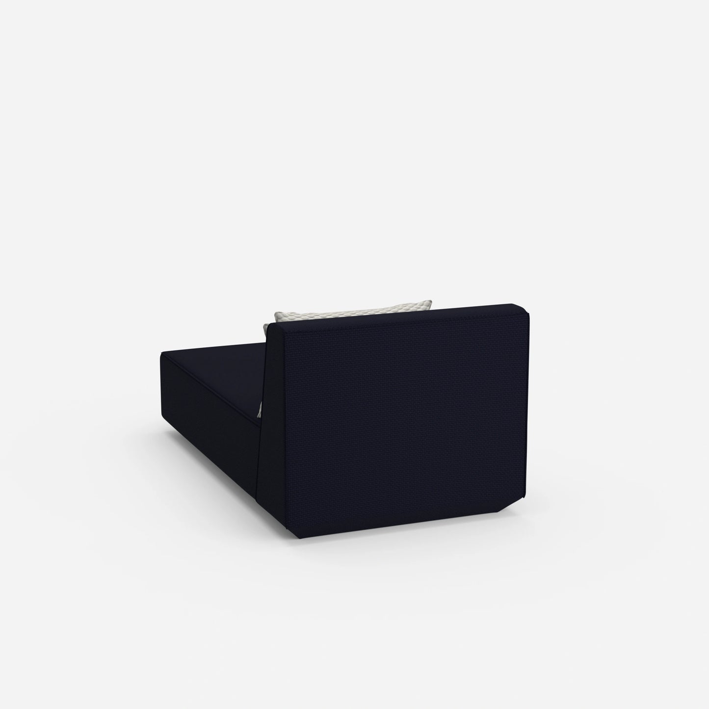 Moderne Recamiere von hinten