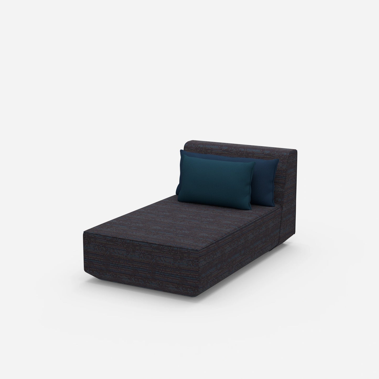 Moderne Recamiere von der Seite