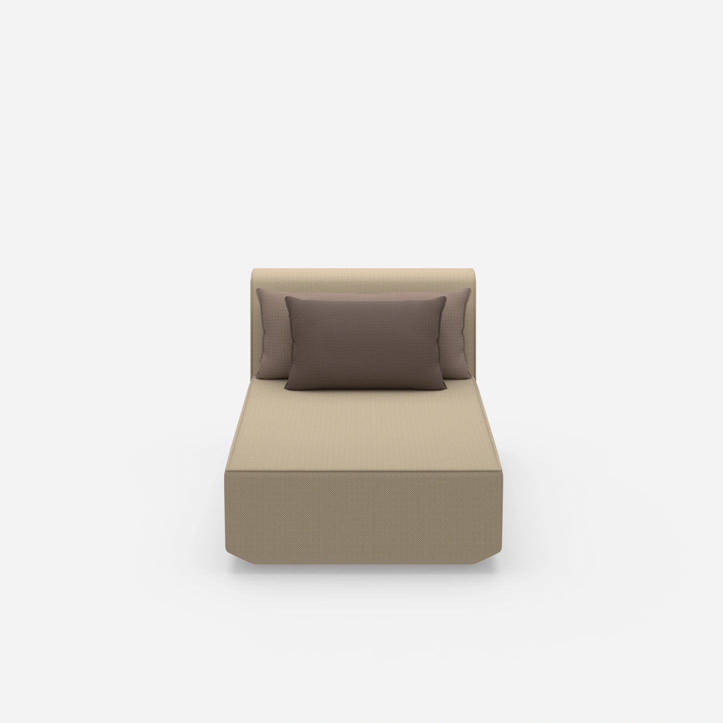 Moderne Recamiere von vorne