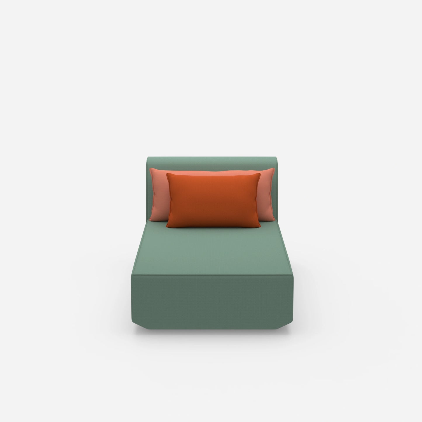 Moderne Recamiere von vorne