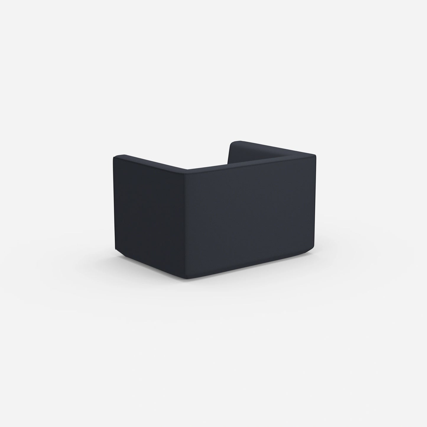 Modernes Zweisitzer Modulsofa von hinten