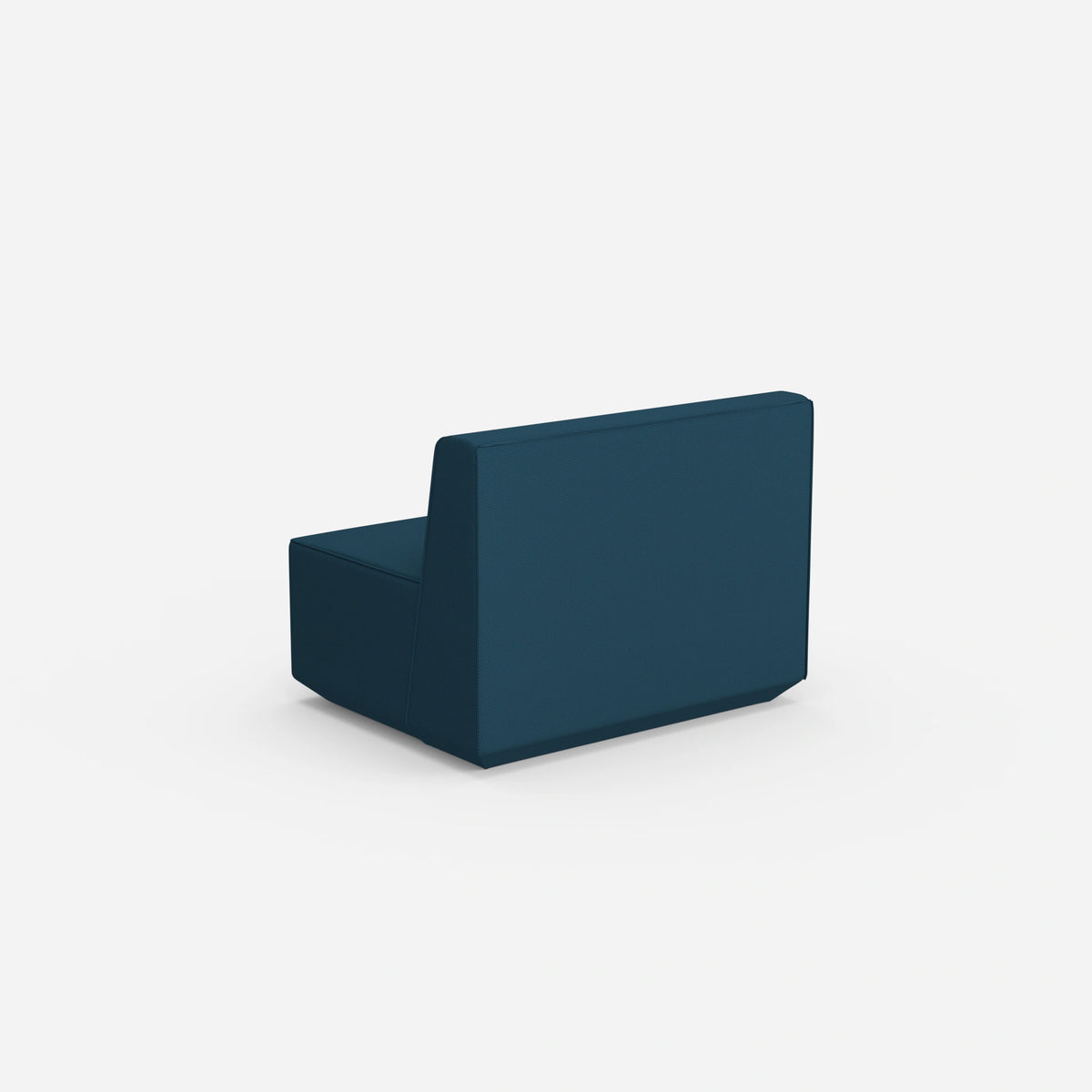 Modular armchair without backrest 100 cm wide | removable