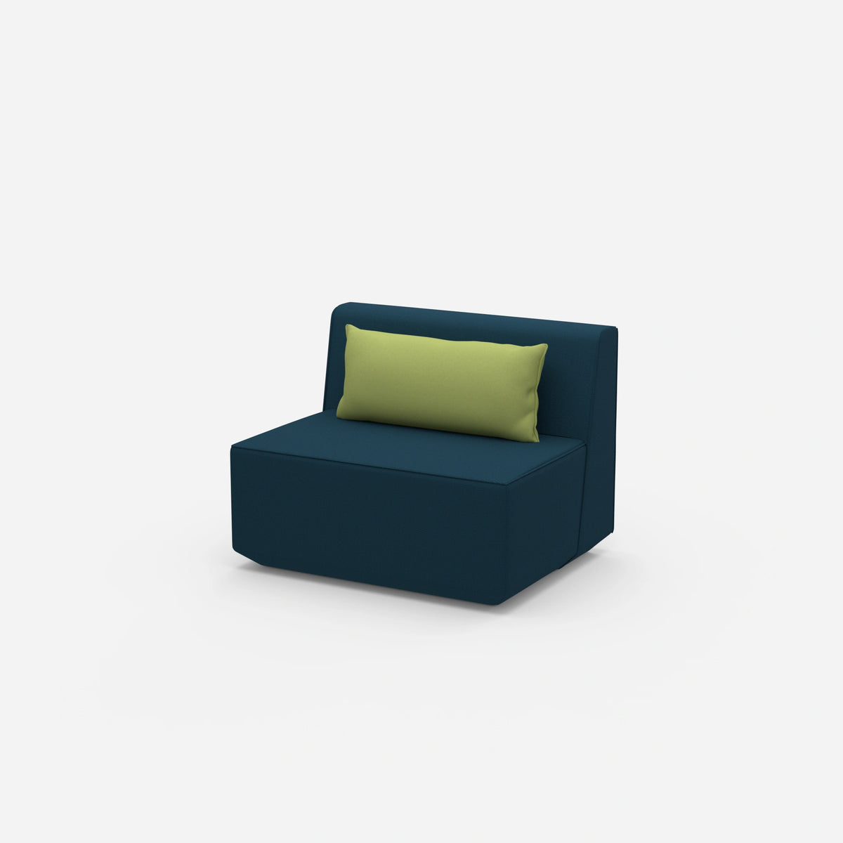 Modularer Sessel ohne Lehne 100 cm breit | abziehbar