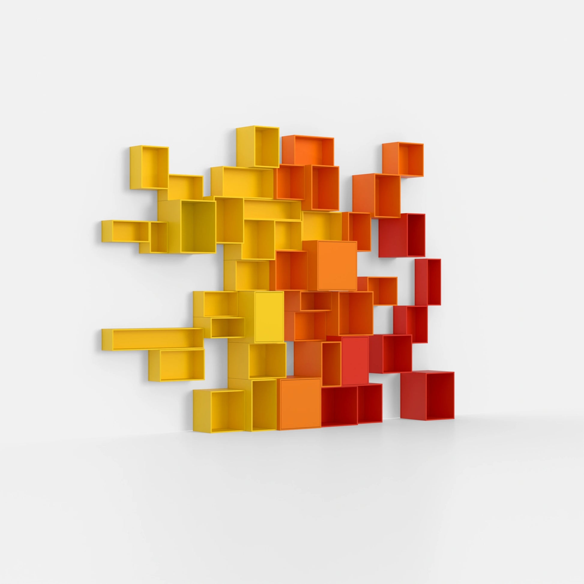 Modulares Regal RK053 von der rechten Seite