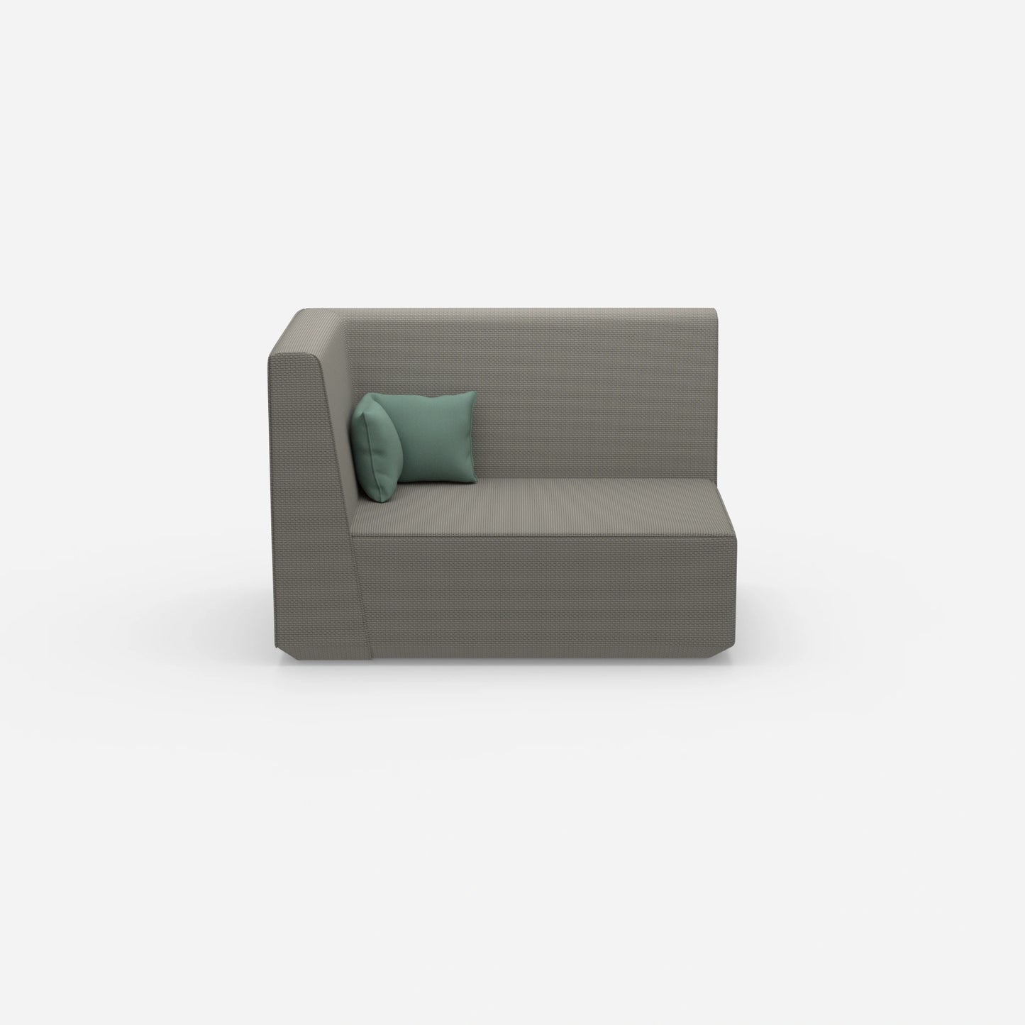 Modulares Sofa 140 cm breit von vorne