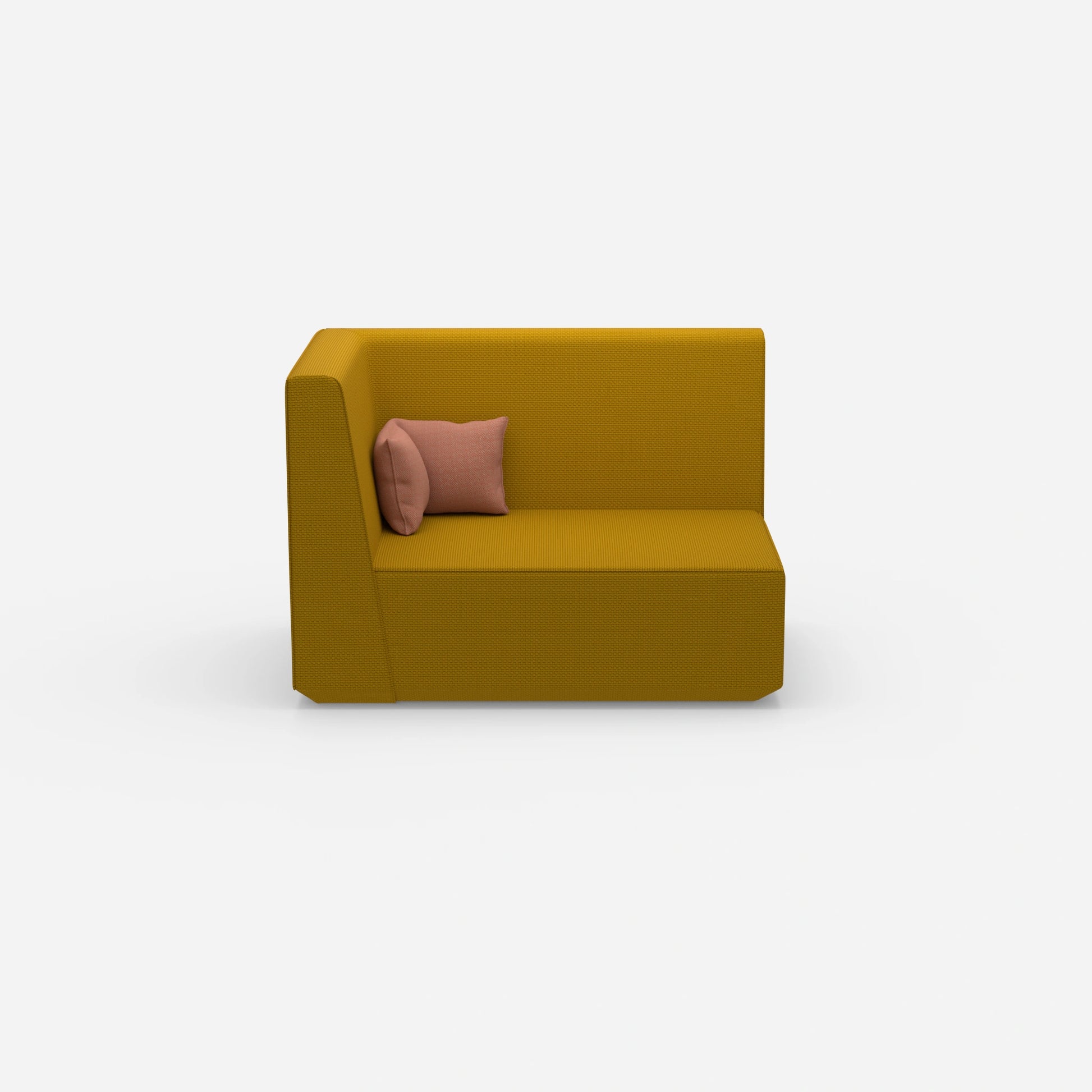 Modulares Sofa 140 cm breit von vorne