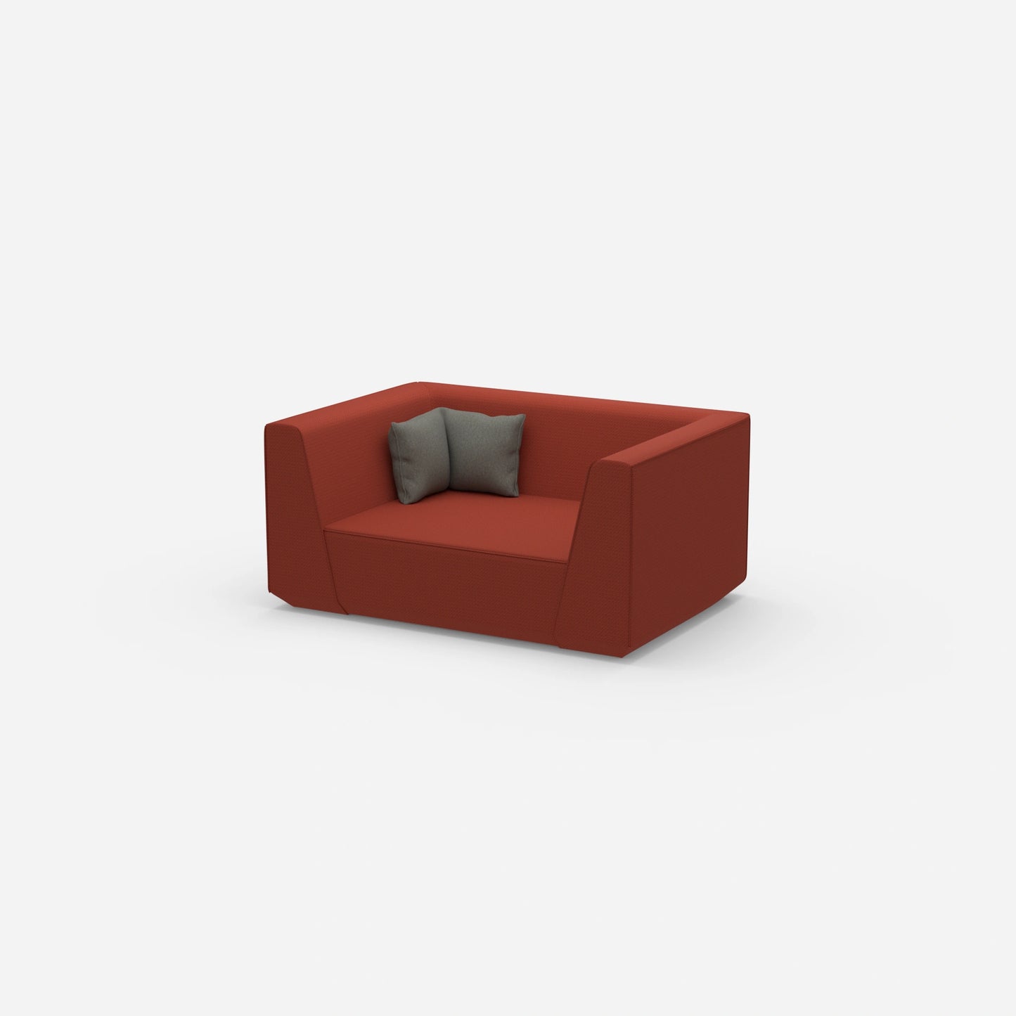 Modulares Sofa modern von der Seite