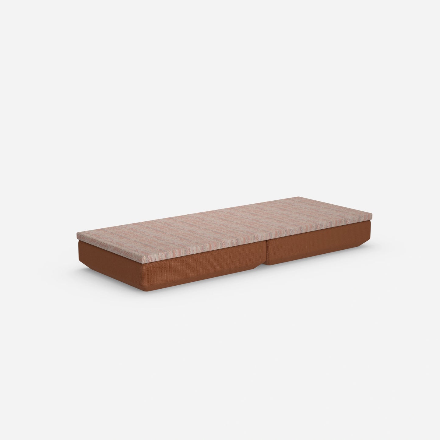 Platzsparendes Schlafsofa von hinten