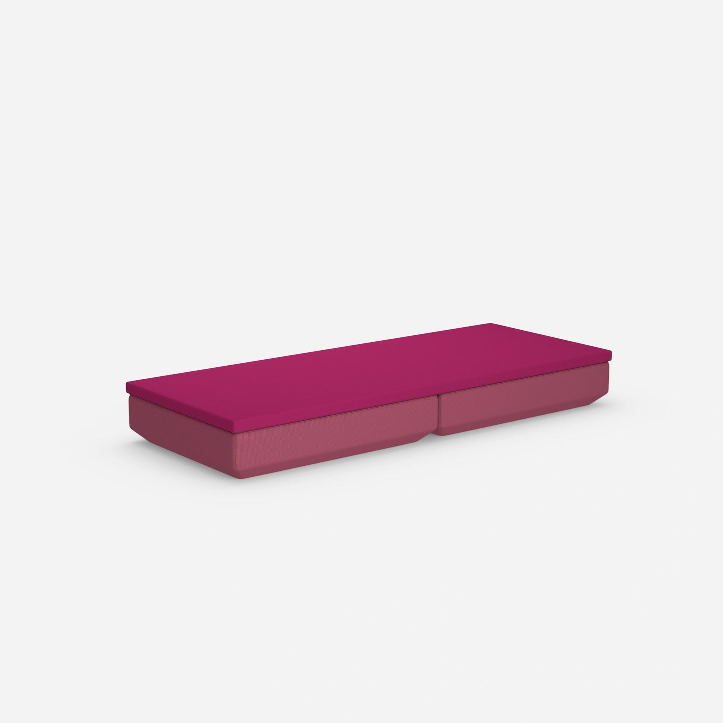 Platzsparendes Schlafsofa von hinten