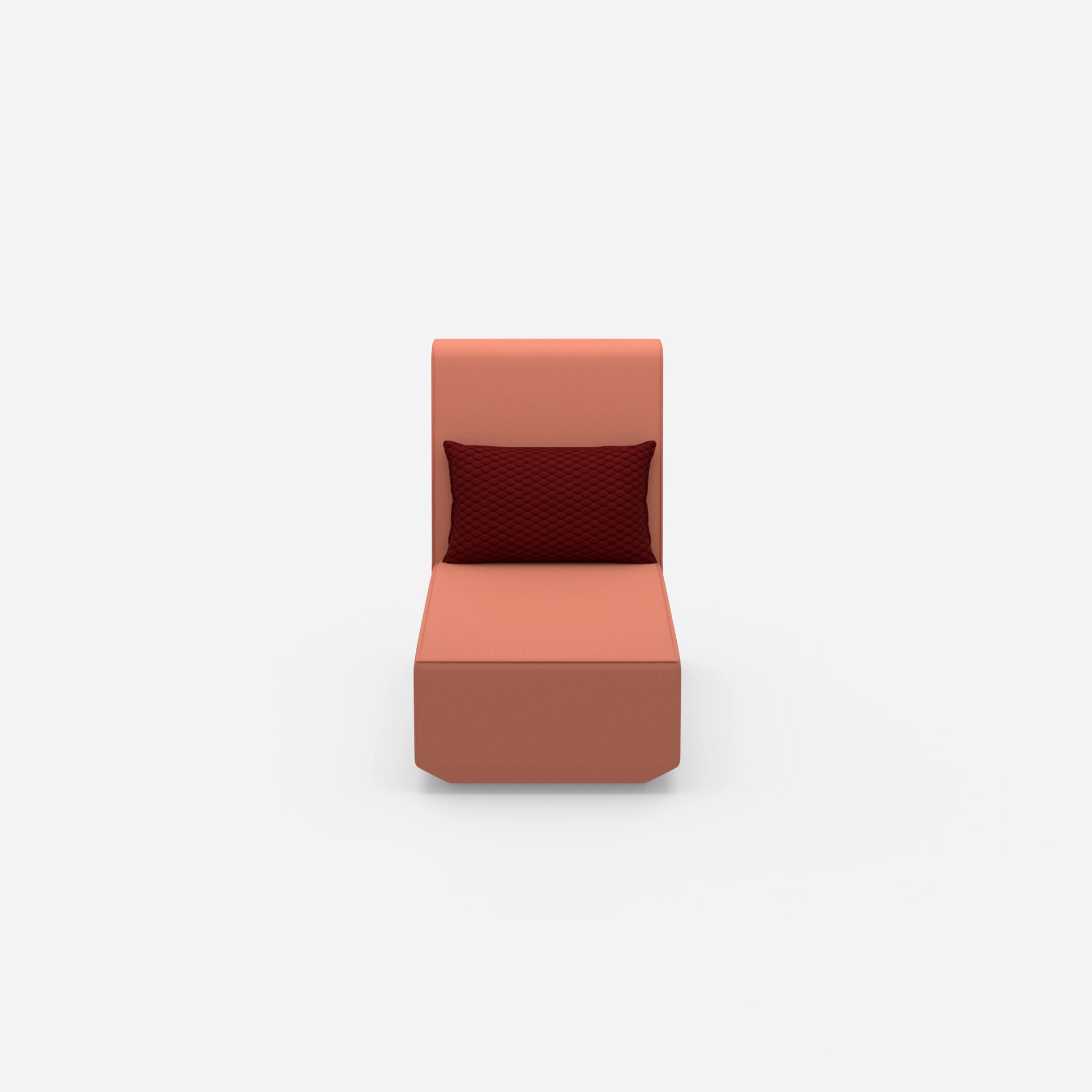 Recamiere für kleine Räume modular von vorne