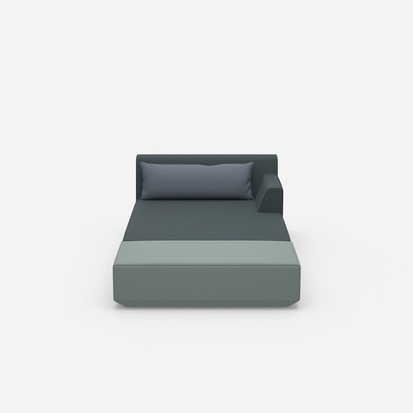 Recamiere zum Schlafen von vorne