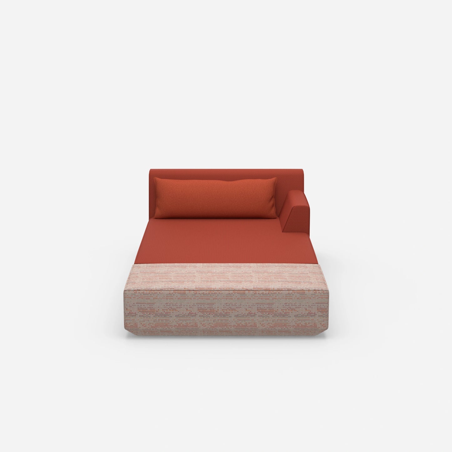 Recamiere zum Schlafen von vorne