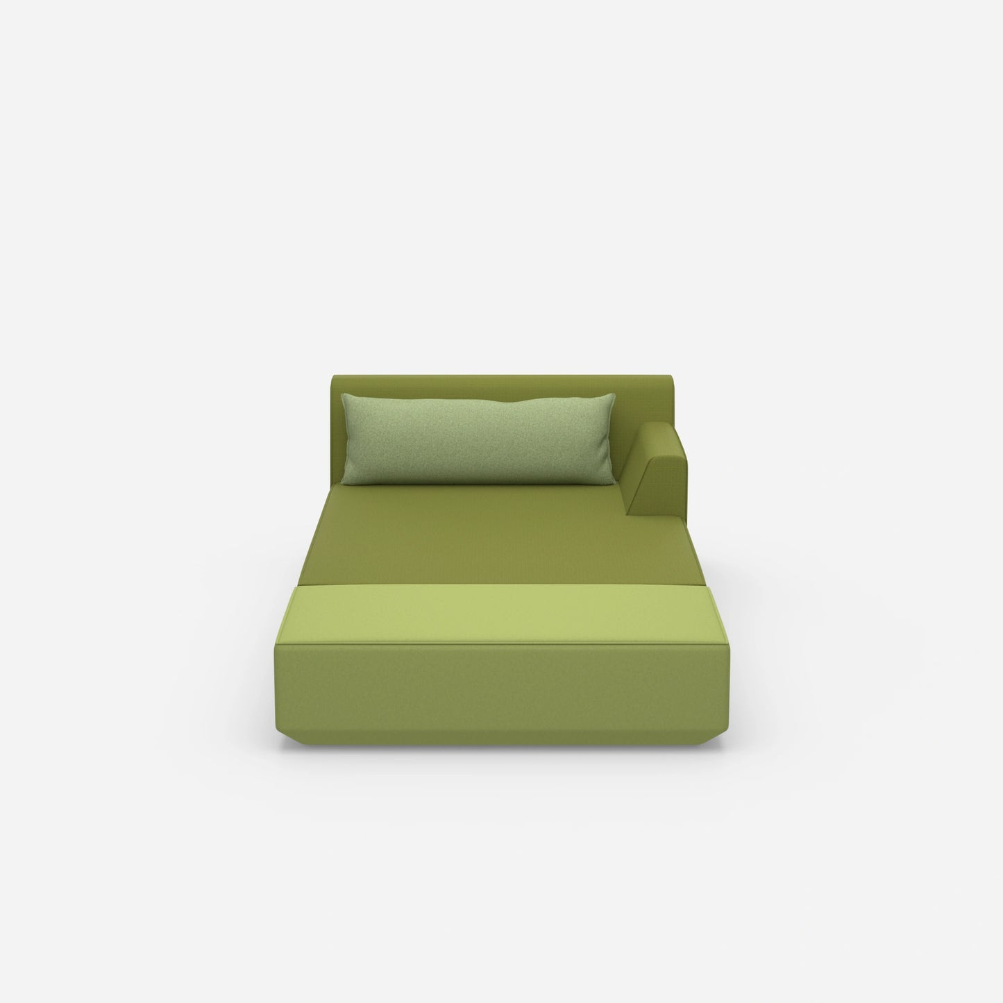 Recamiere zum Schlafen von vorne