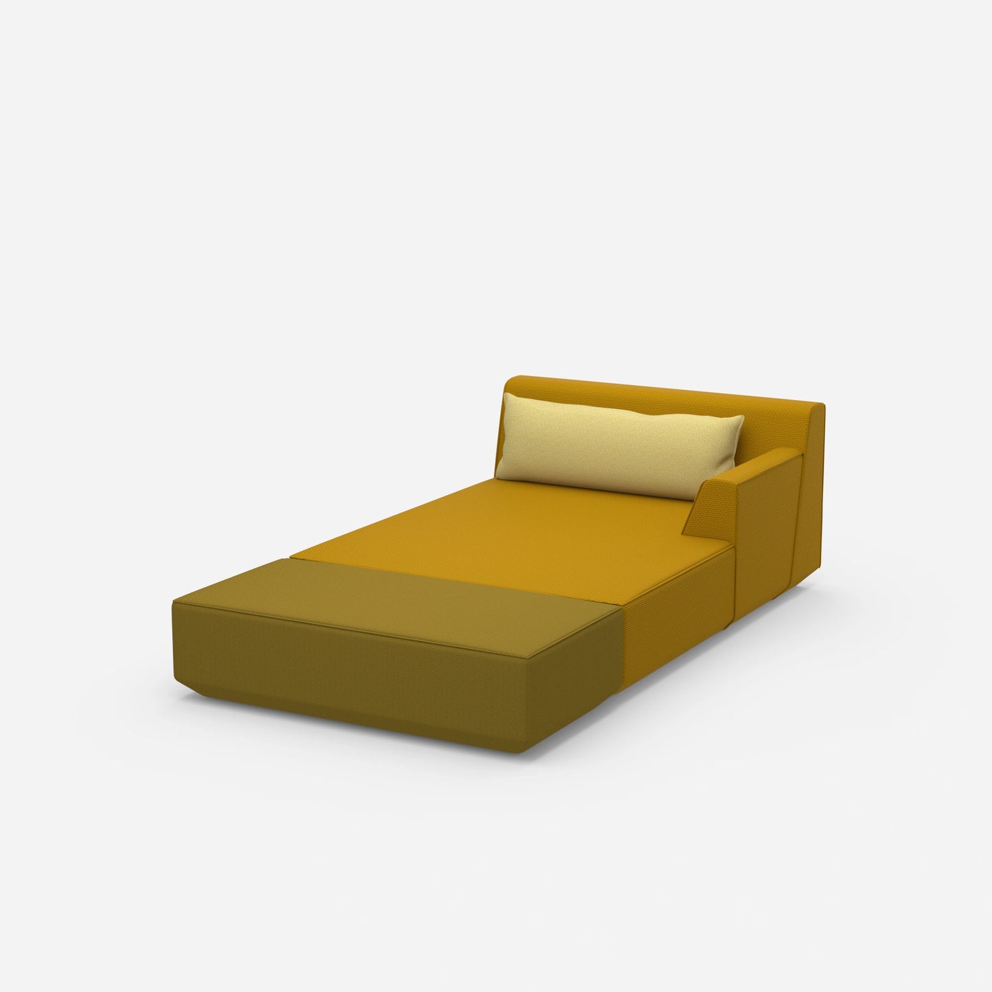 Recamiere zum Schlafen von der Seite