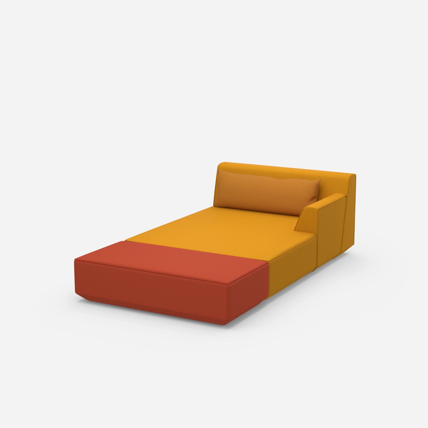 Recamiere zum Schlafen von der Seite