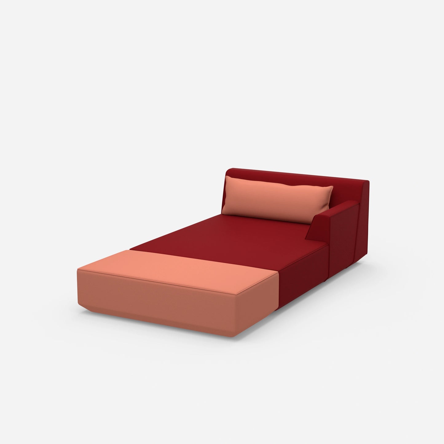 Recamiere zum Schlafen von der Seite