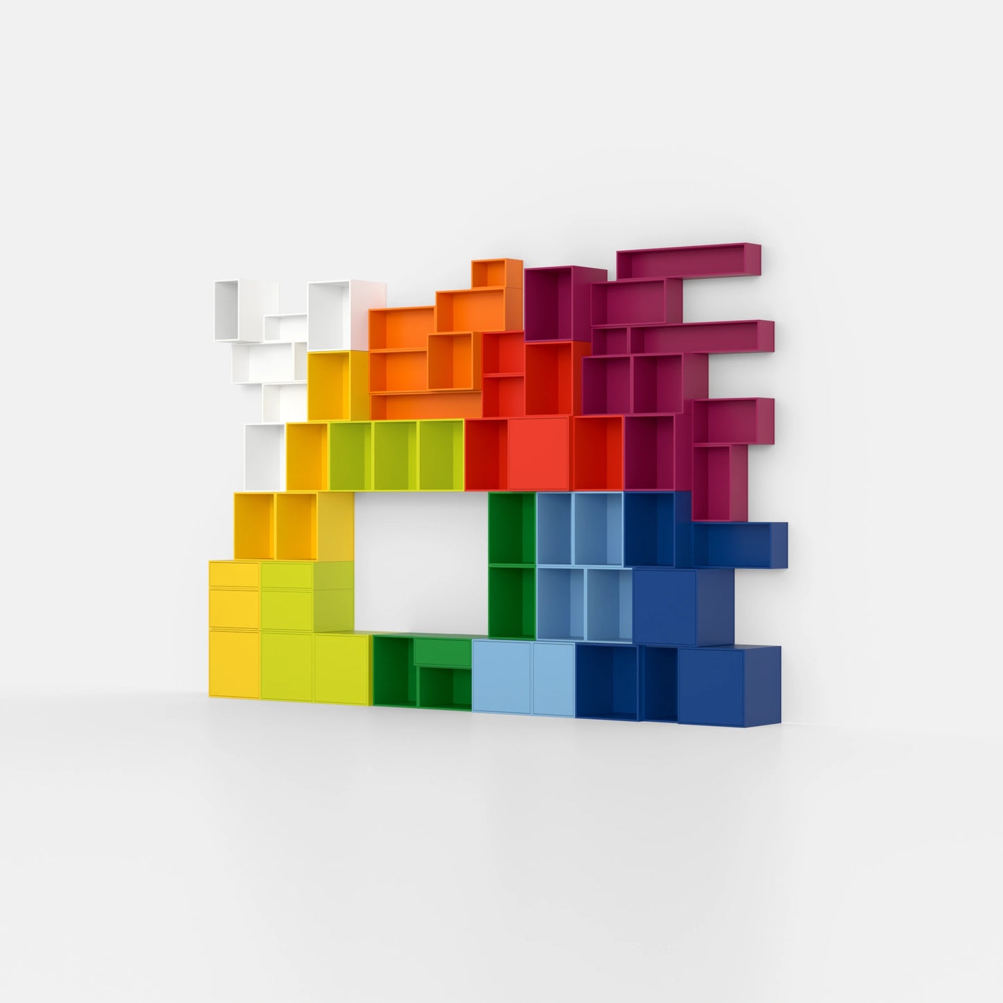 Regalwand RK231 von der linken Seite