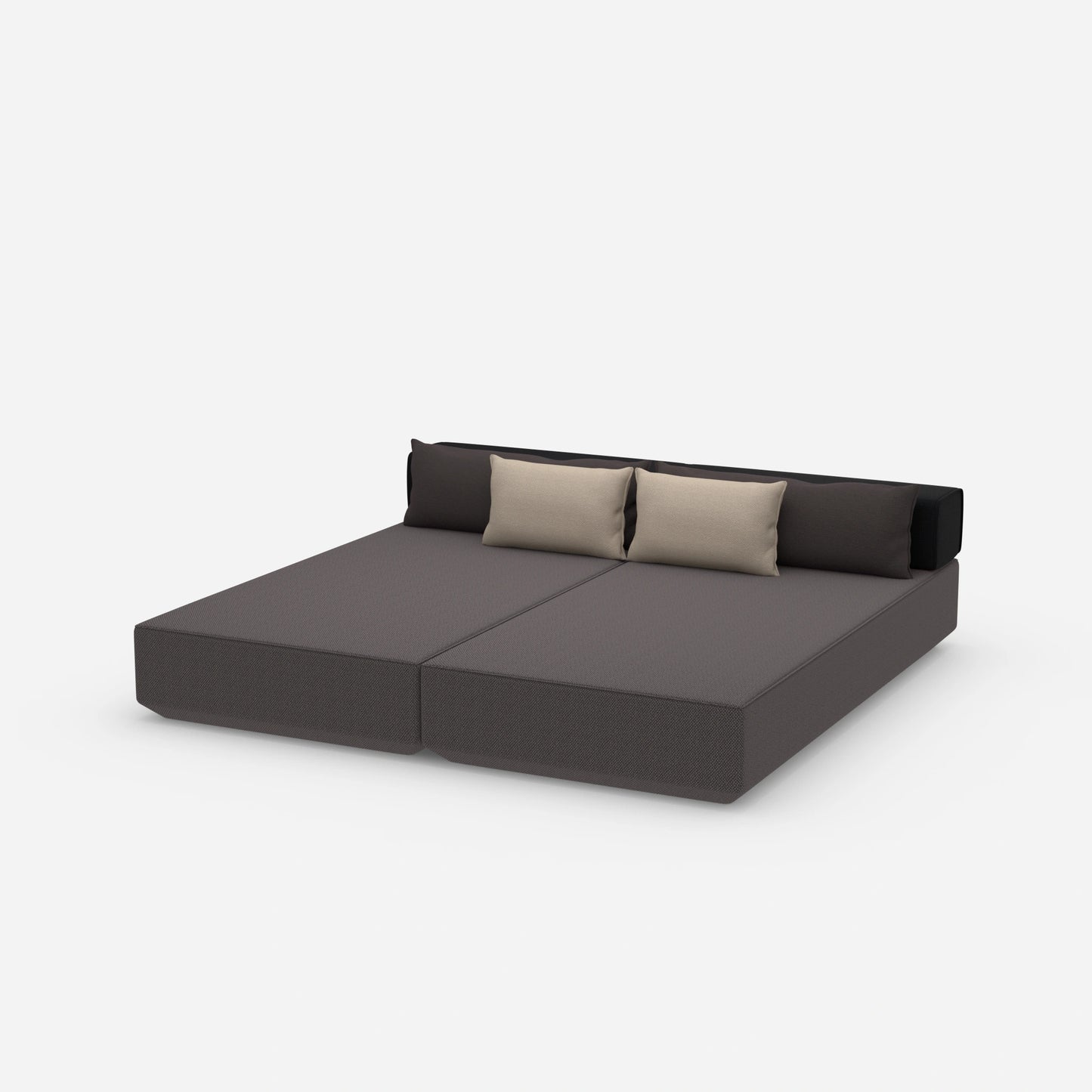 Schlafcouch 2 Personen von der Seite