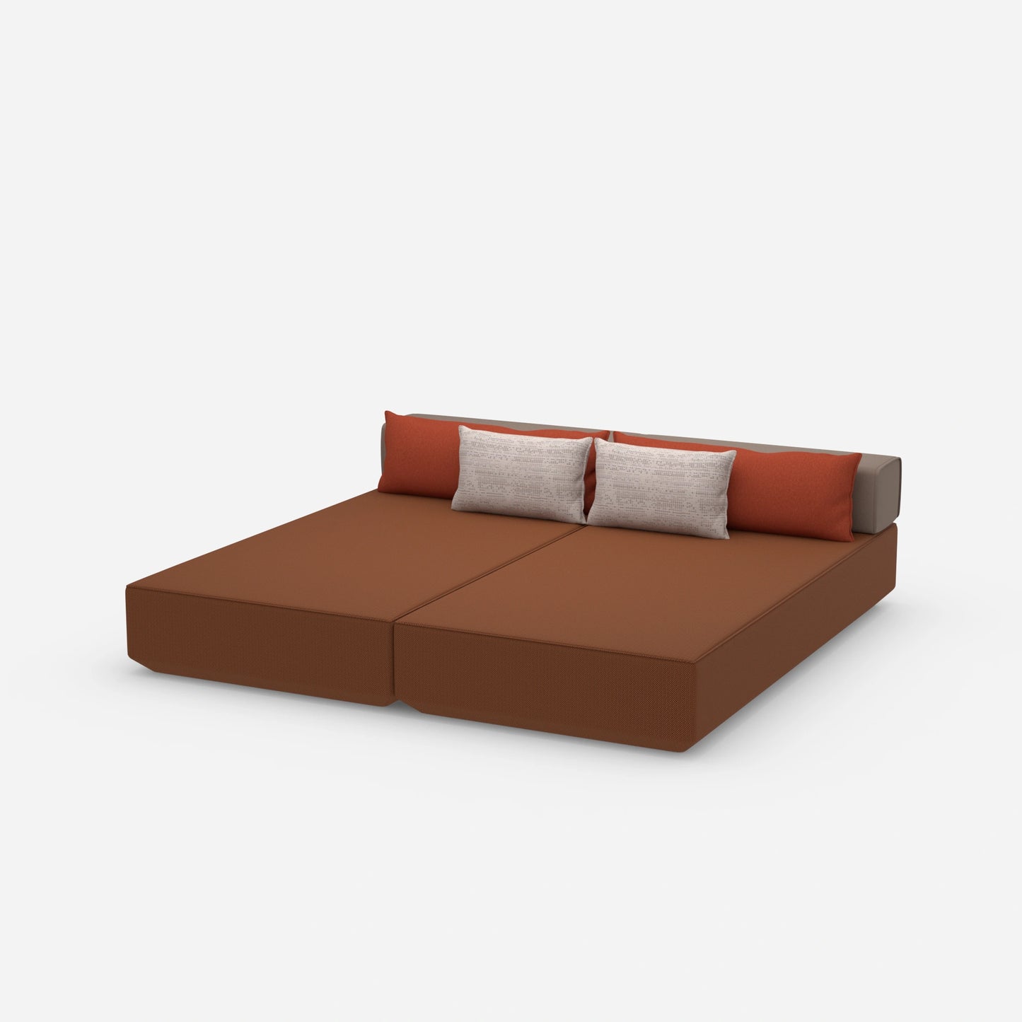 Schlafcouch 2 Personen von der Seite