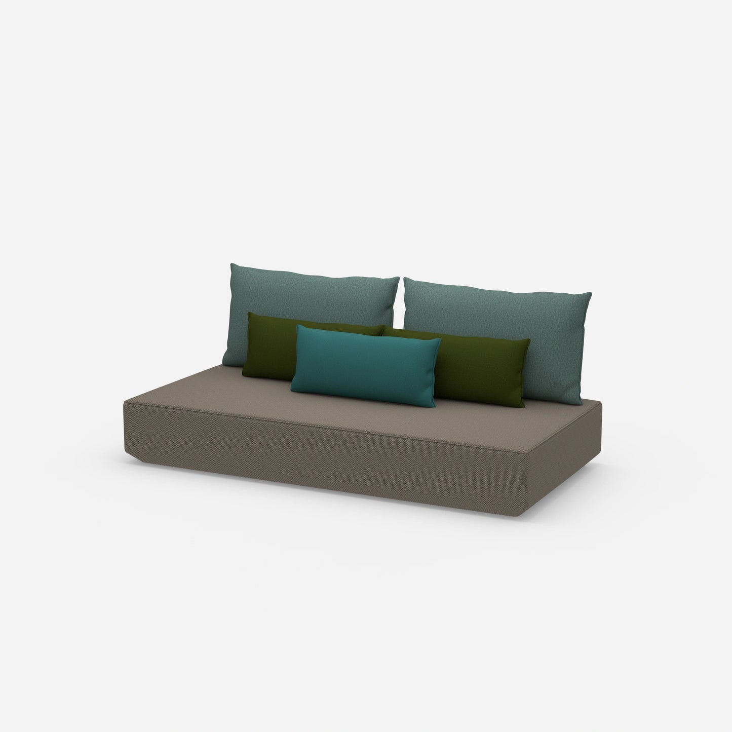 Schlafsofa 100 cm breit von der Seite