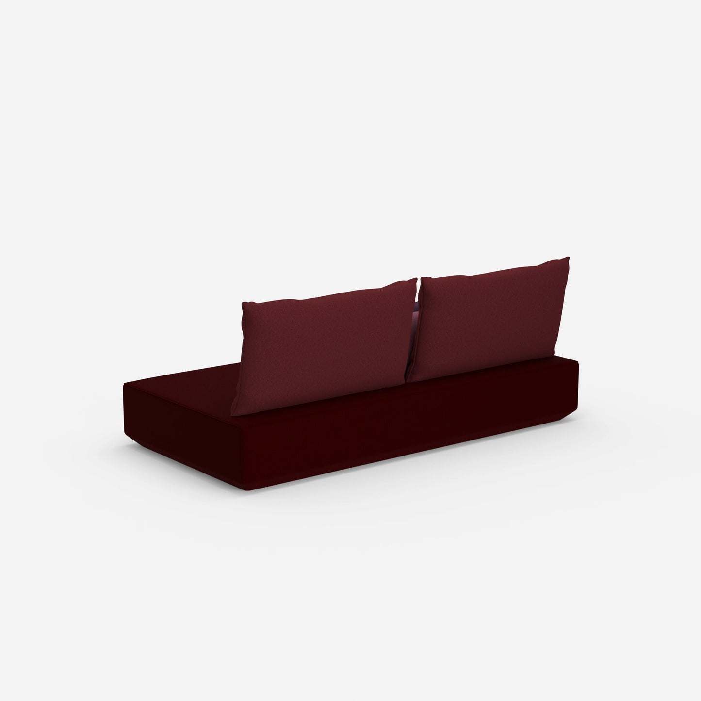Schlafsofa 100 cm breit von hinten