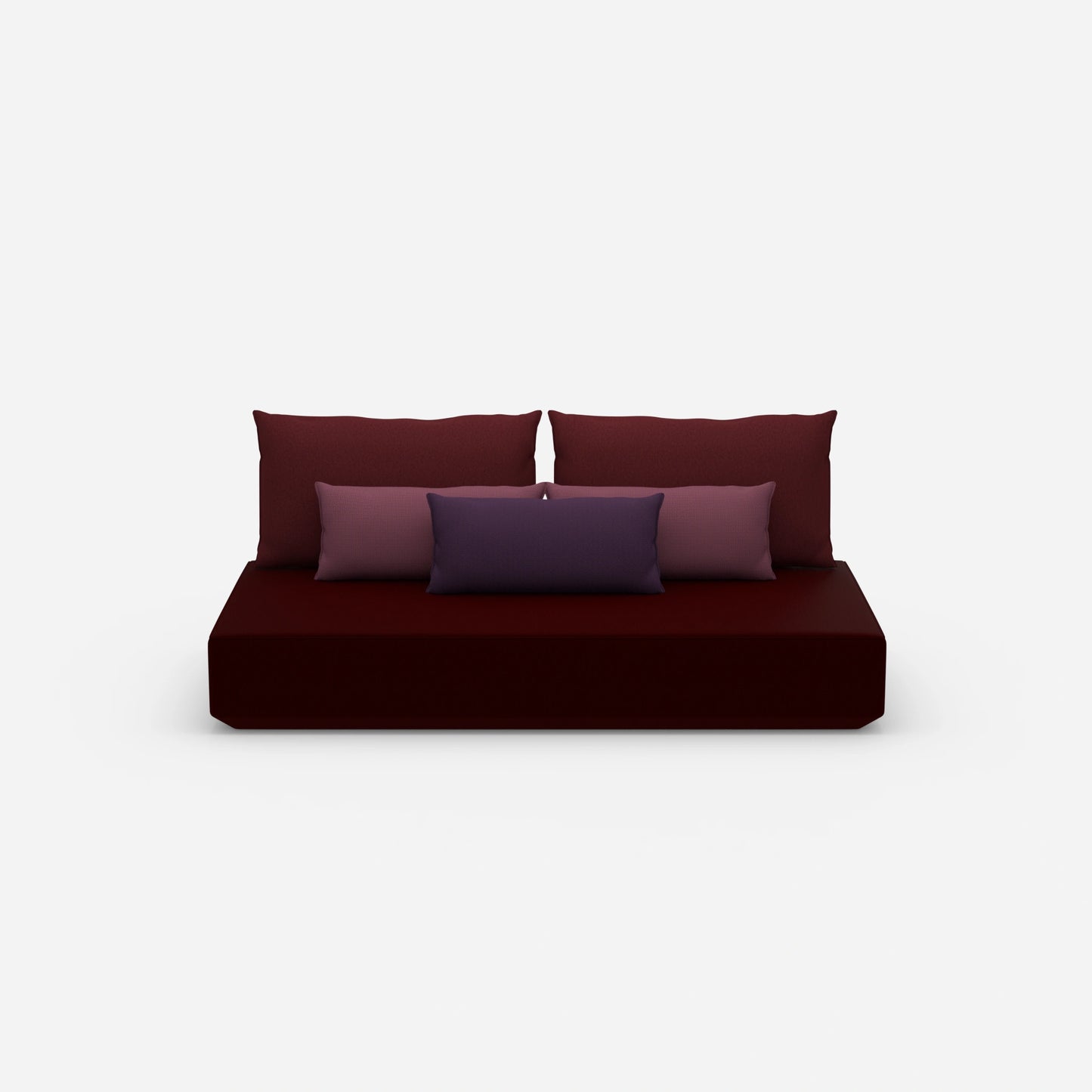 Schlafsofa 100 cm breit von vorne