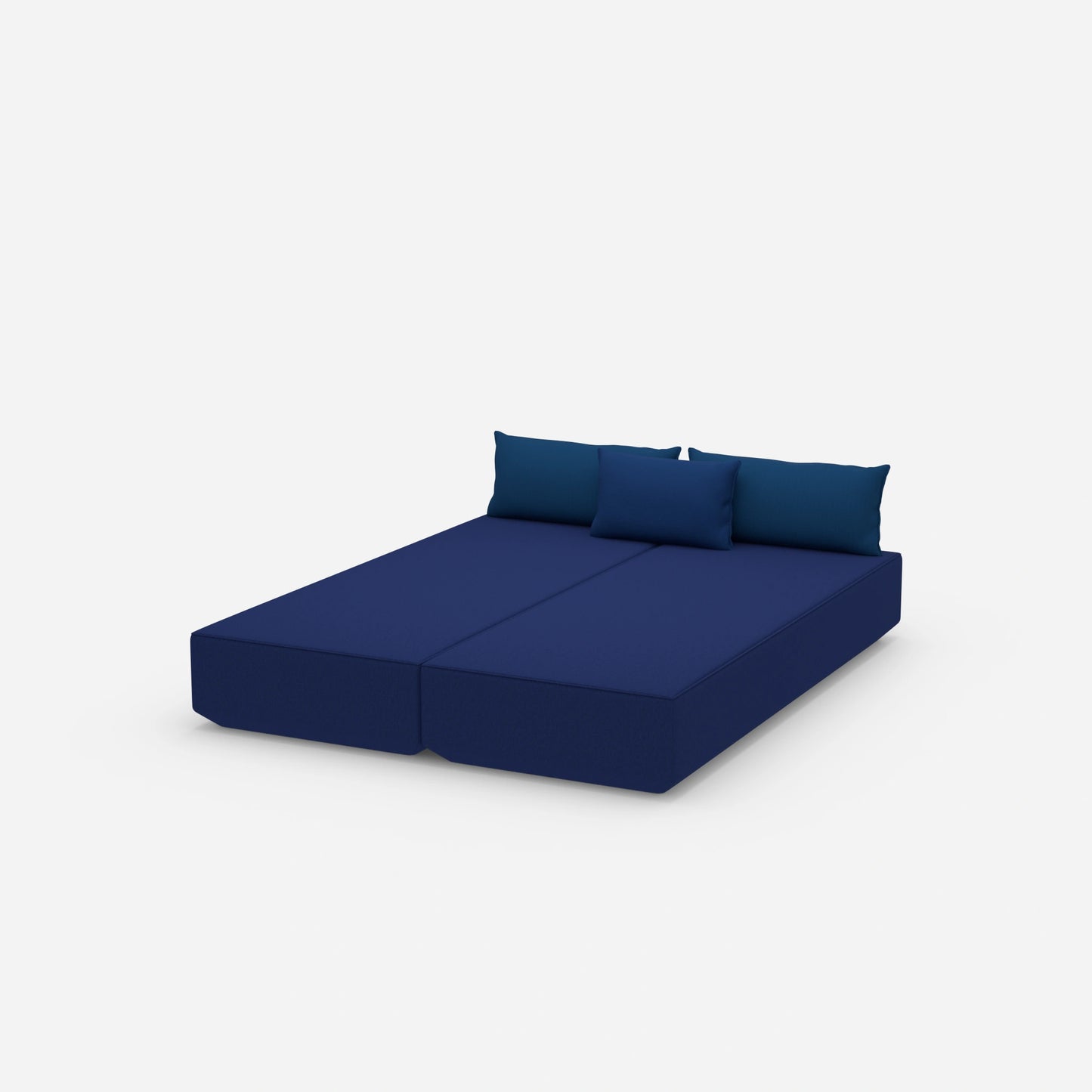 Schlafsofa 2 Personen von der Seite