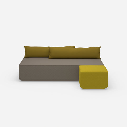 Schlafsofa 2m breit von vorne