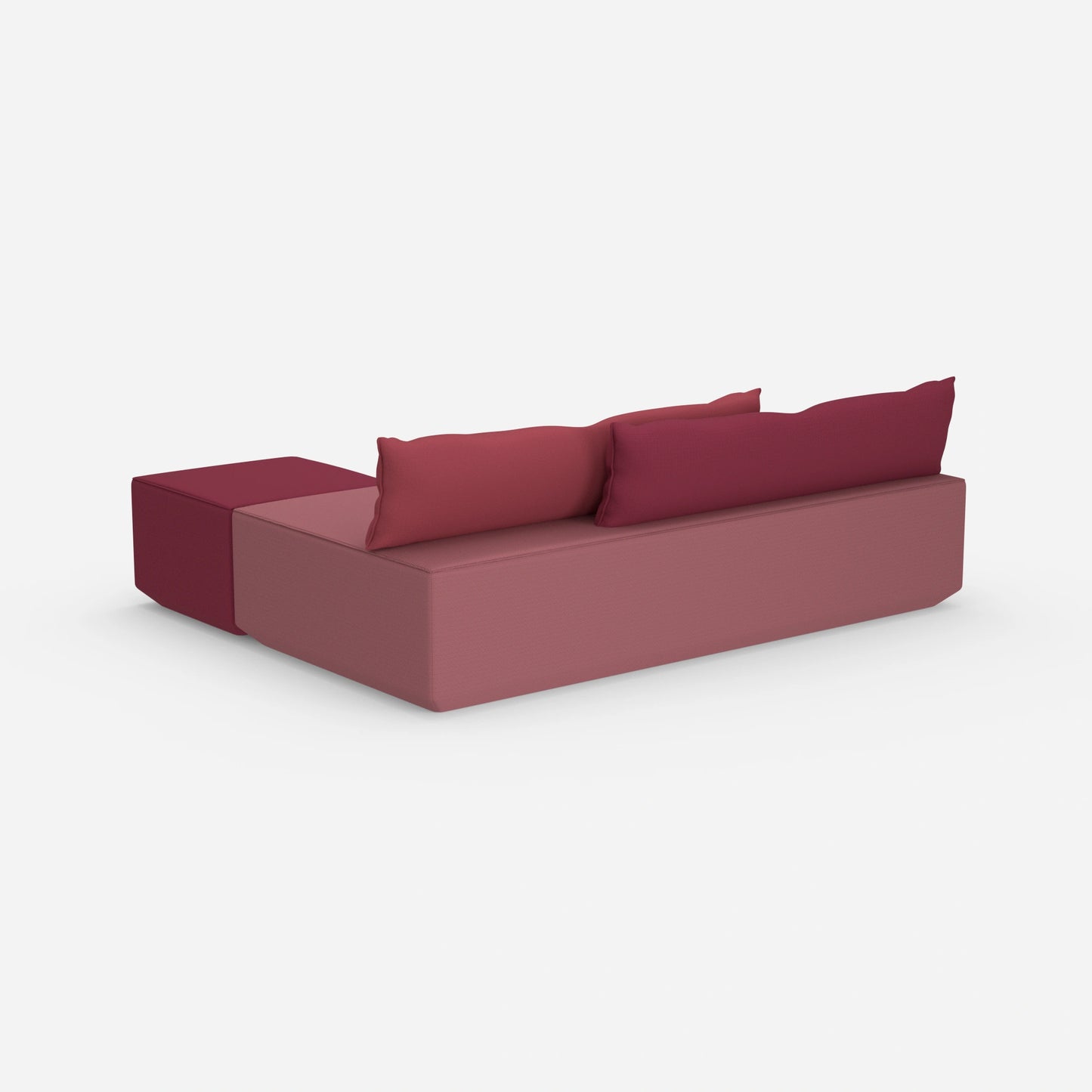 Schlafsofa 2m breit von hinten