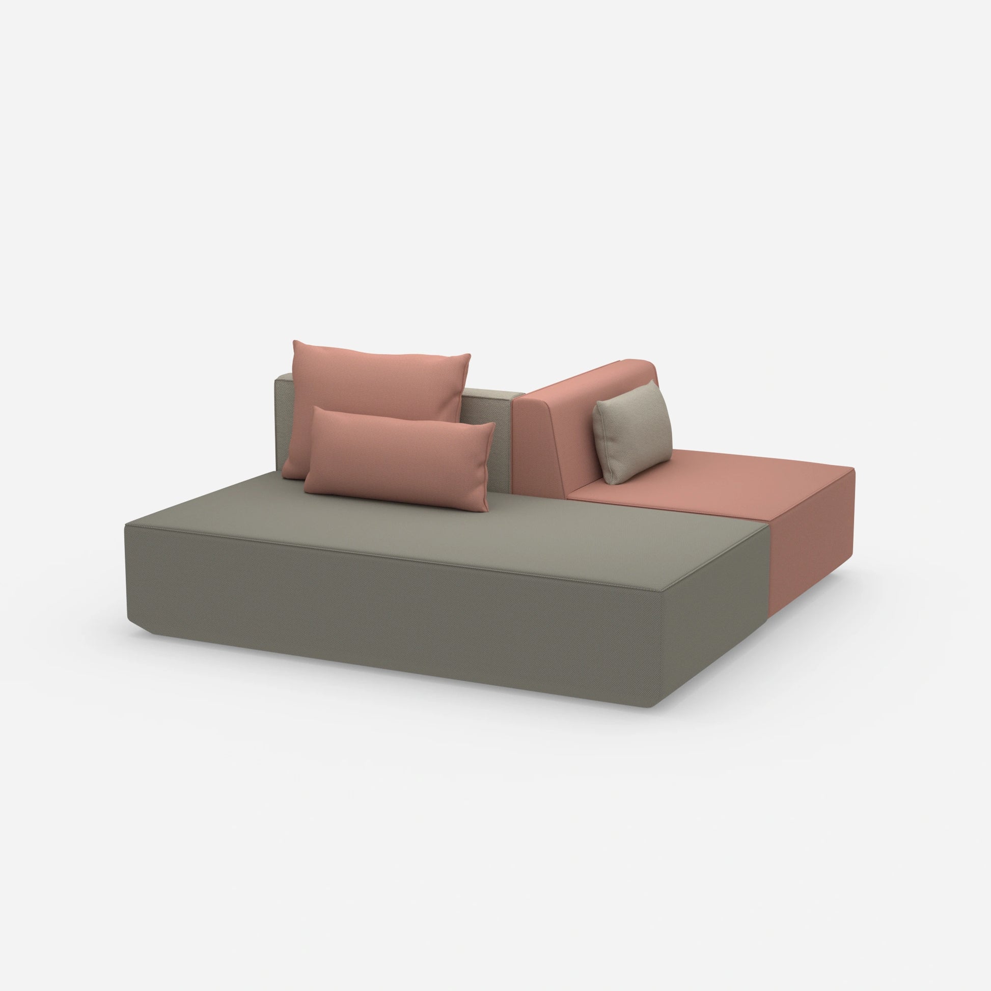 Schlafsofa Büro von der Seite