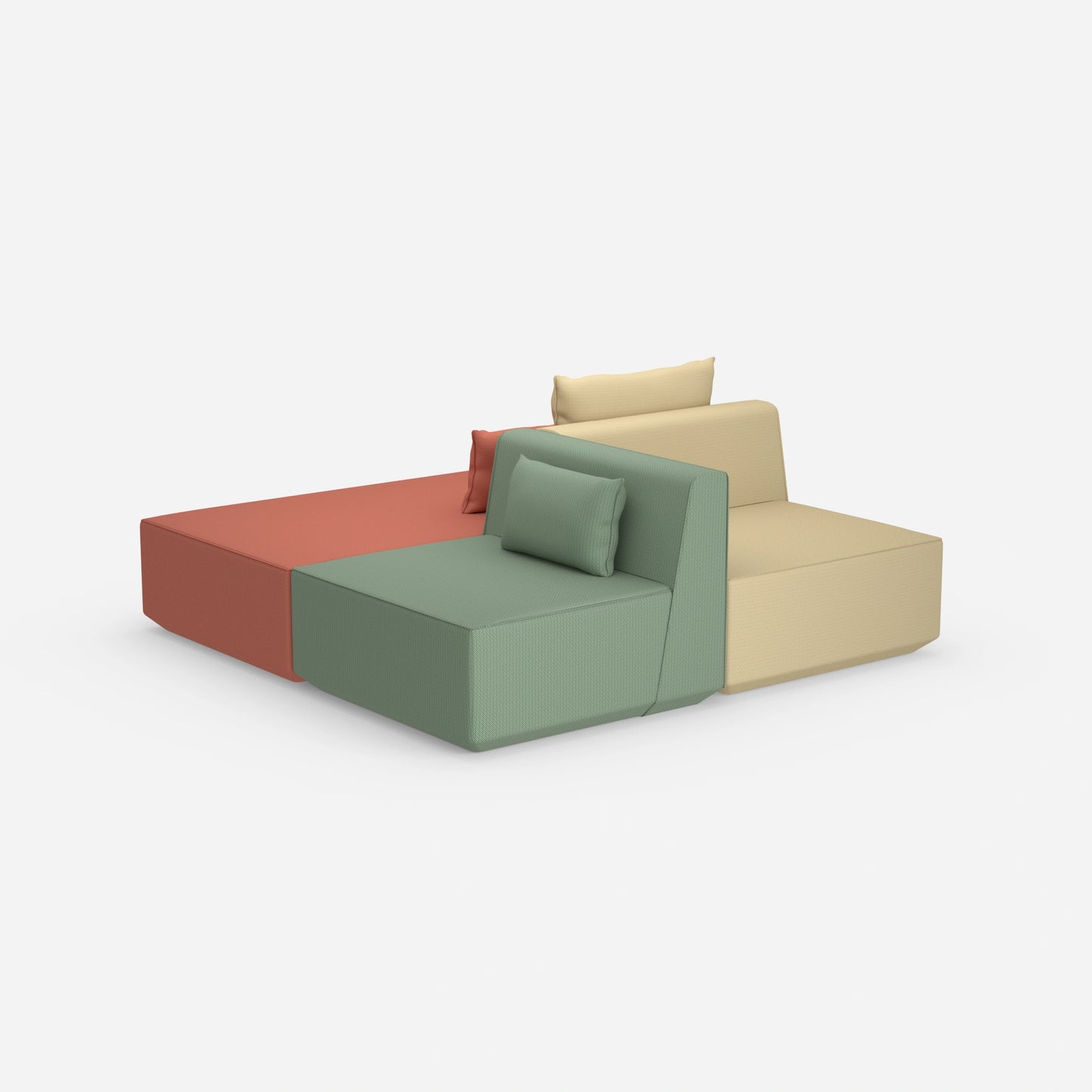 Schlafsofa Büro von hinten