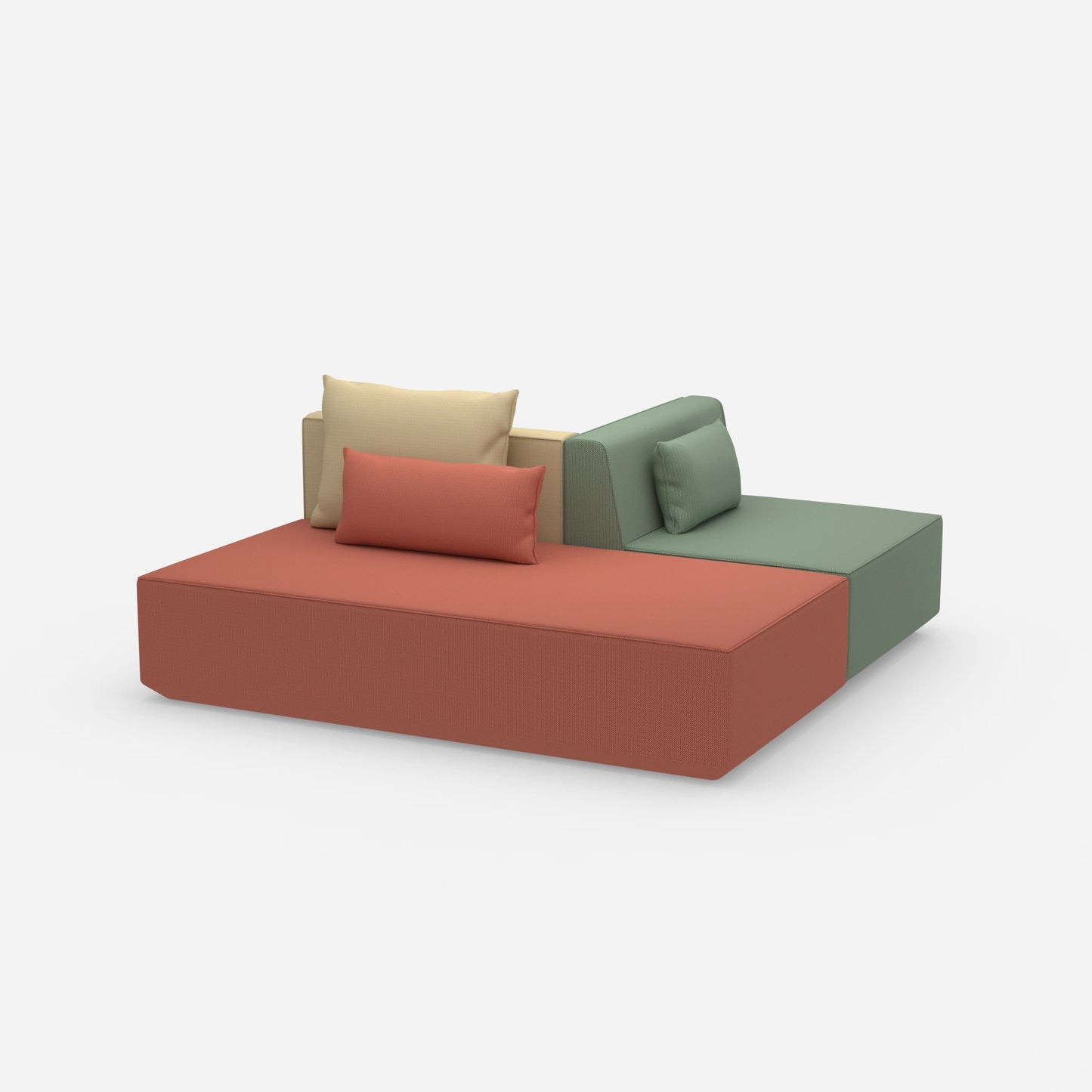 Schlafsofa Büro von der Seite