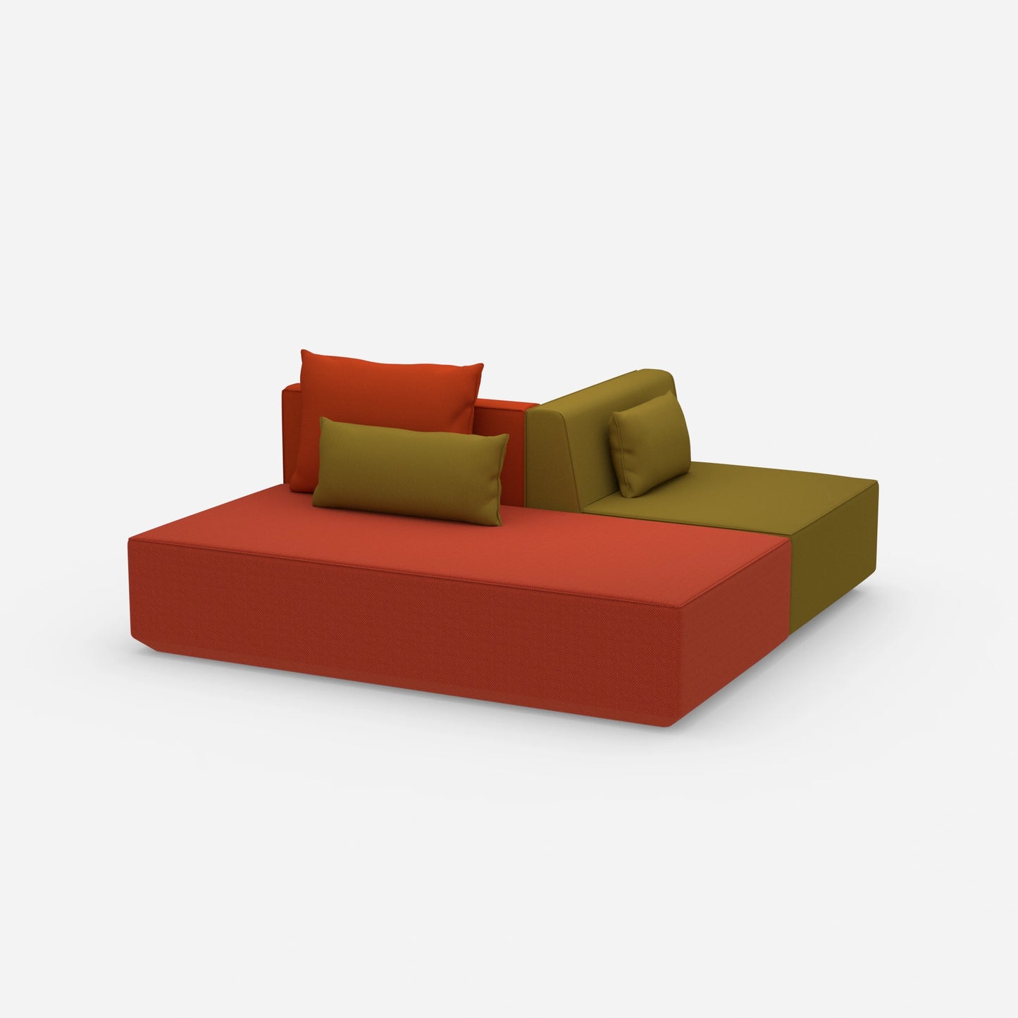 Schlafsofa Büro von der Seite