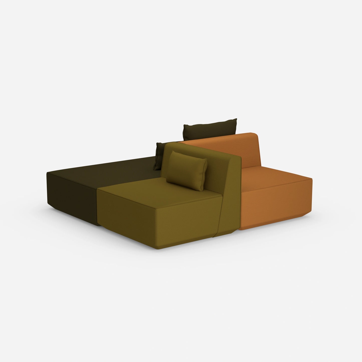 Schlafsofa Büro von hinten