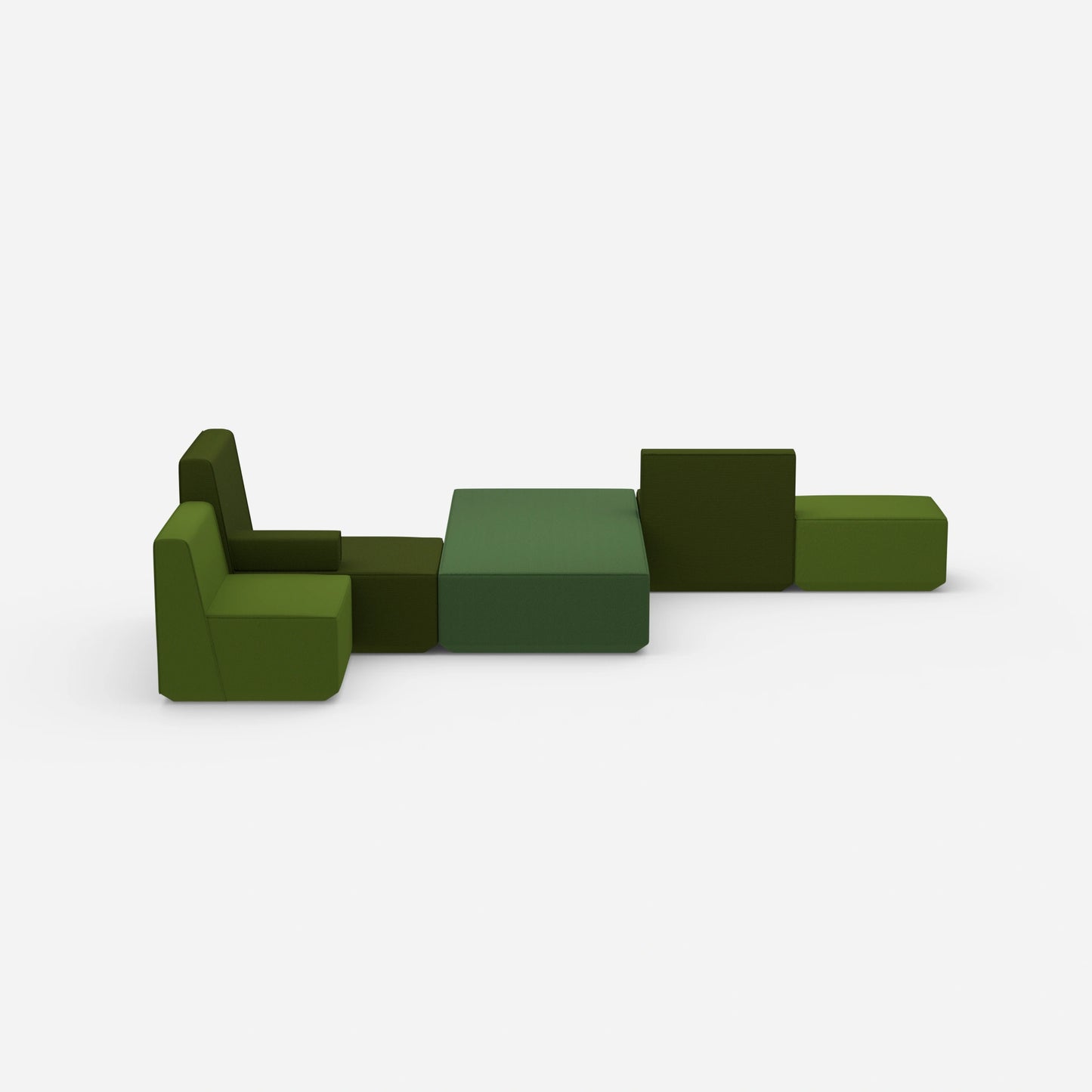 Schlafsofa bunt von vorne