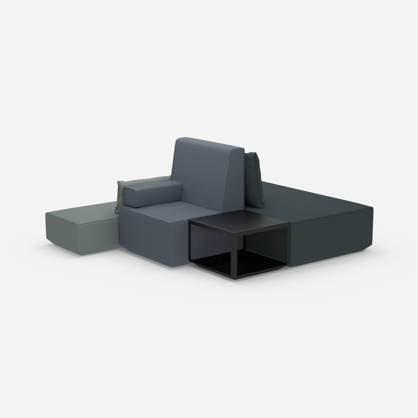 Schlafsofa Designer von hinten